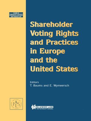 cover image of Shareholder Voting Rights and Practices in Europe and the United States